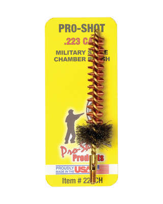 Cleaning Equipment Pro Shot Products Chamber PRO-SHOT CHAMBER BRUSH AR15 • Model: Chamber